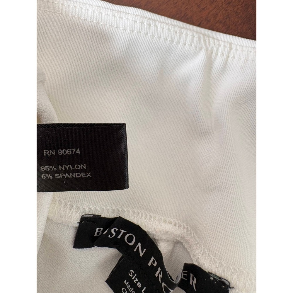 Boston Proper Wide Leg Pull On Pants Preppy Quiet Luxury Old Money Hamptons Chic - Picture 4 of 5